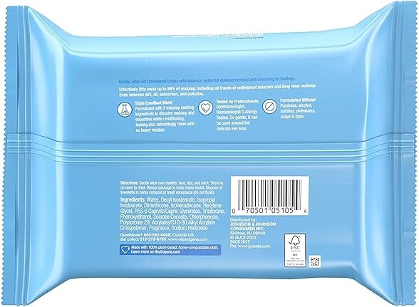 Neutrogena 10Pk Makeup Remover Towelettes 25ct