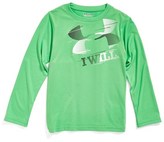 Thumbnail for your product : Under Armour 'I Will' HeatGear® Long Sleeve T-Shirt (Toddler Boys & Little Boys)
