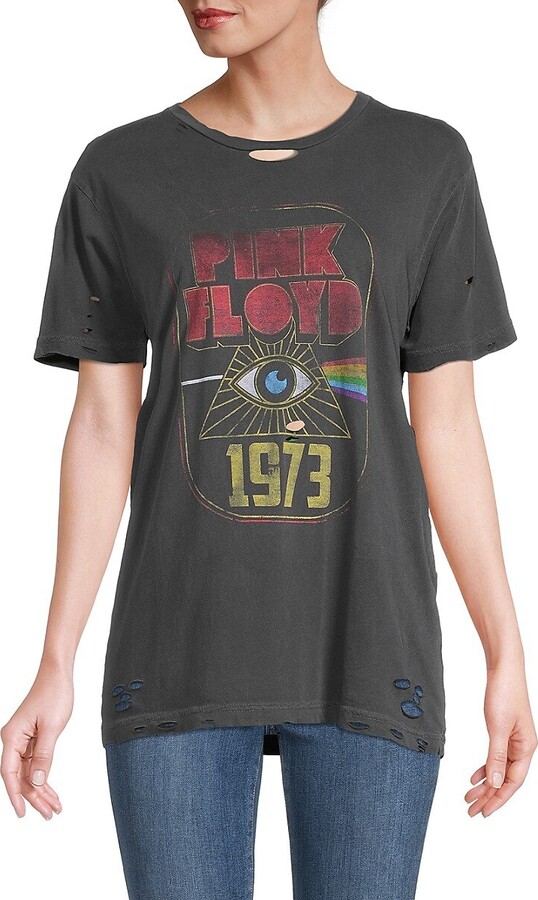 Dirty Cotton Scoundrels Pink Floyd Darkside Ripped Graphic Tee