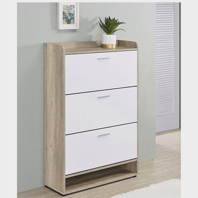 One Allium Way 3-tier Engineered Wood Shoe Cabinet