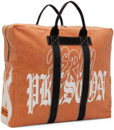 Thumbnail for your product : Heron Preston Orange Canvas Duffle Bag