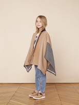 Thumbnail for your product : Chloé Two Tone Wool Blend Cape