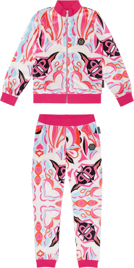 Philipp Plein Junior Graphic-Print Tracksuit Set