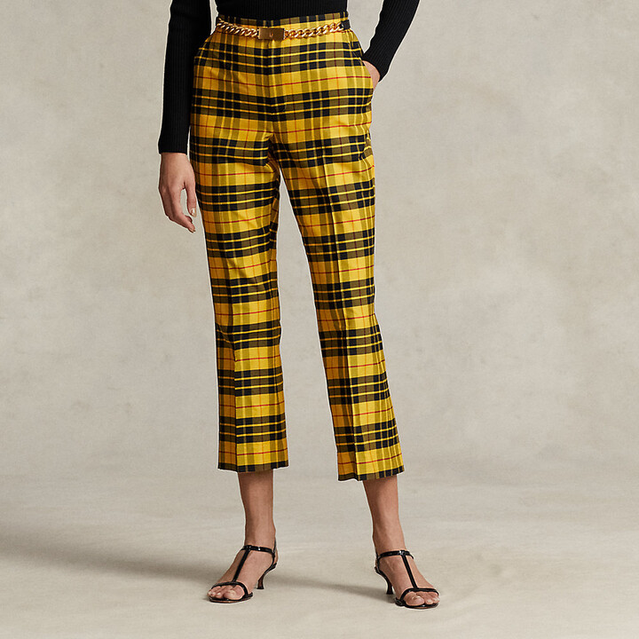 Yellow Plaid Pants | Shop The Largest Collection | ShopStyle
