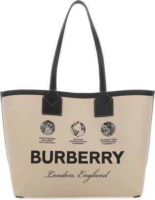 Burberry Vintage Check Two Handle Title Bag Multicolor Body