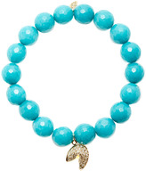 Thumbnail for your product : Sydney Evan Pave Diamond Fortune Cookie Charm Beaded Bracelet