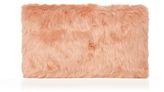 Thumbnail for your product : New Look Stone Faux Fur Foldover Clutch