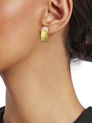 Alberto Milani Via Brera 18K Gold & Diamond Coiled Hoop Earrings
