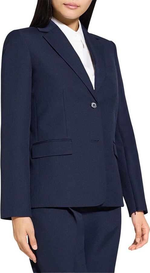 Theory Zip Sleeve Wool-Blend Jacket