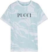 Thumbnail for your product : Emilio Pucci Printed Cotton-jersey T-shirt