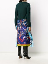 Thumbnail for your product : Maison Margiela Scarf-Skirt Jumper Dress