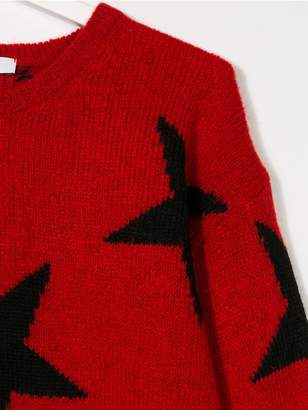 MSGM Kids star detail sweater