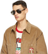 Thumbnail for your product : Gucci Gold Aviator Sunglasses