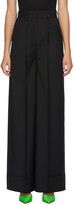 Thumbnail for your product : MSGM Black Wool Long Trousers