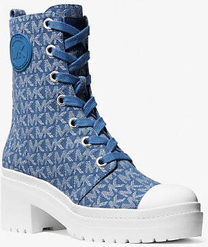 corey logo combat boot michael kors