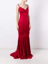 Thumbnail for your product : Dolce & Gabbana lace trim gown