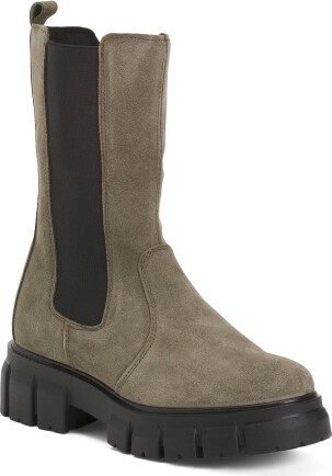 TJMAXX Suede Comfort Leather Booties For Women