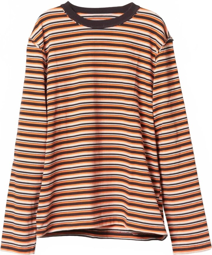 Camiel Fortgens Women's Big Tee In Orange Stripe