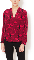 Thumbnail for your product : Tracy Reese Silk Surplice Blouse