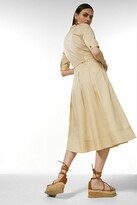 Thumbnail for your product : Karen Millen Cotton Utility Shirt Dress