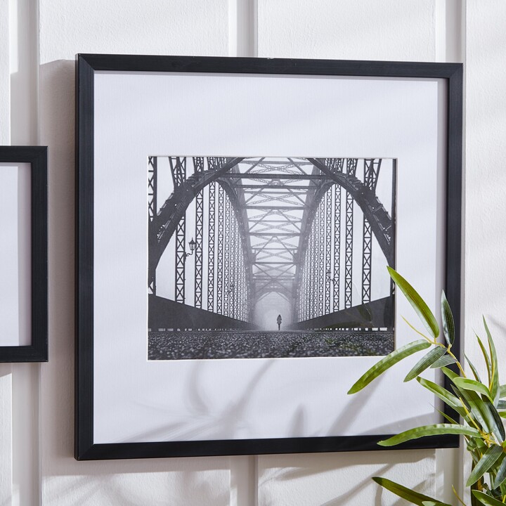 Dunelm Black Oversized Mount Frame 10" x 8" (25cm x 20cm) Black ShopStyle