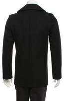 Thumbnail for your product : Saint Laurent Wool Double-Breasted Peacoat