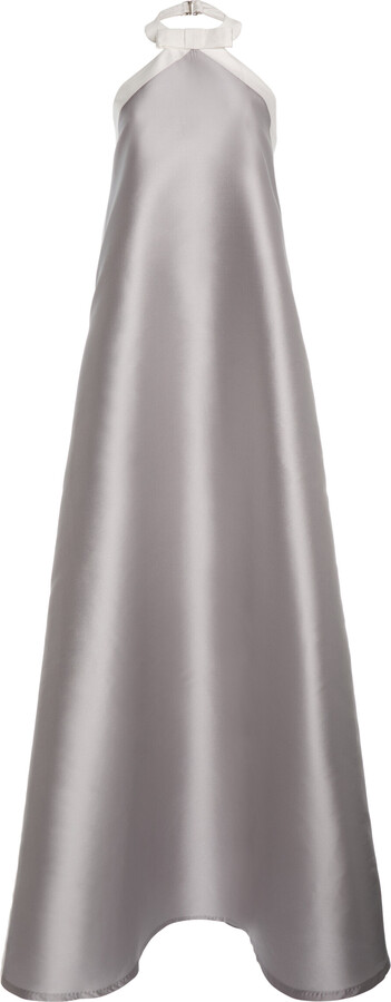 Sparrow Satin Trapeze Gown