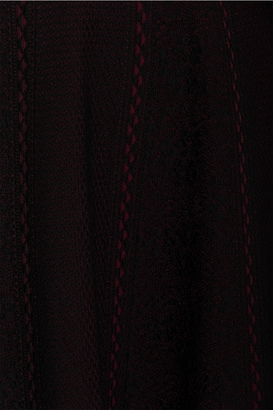 Alexander McQueen Stretch Knit Lace Dress