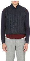 Thumbnail for your product : Thom Browne Down-filled cashmere-panel gilet - for Men