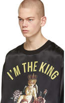 Thumbnail for your product : Dolce & Gabbana Black Silk King Of My Life T-Shirt