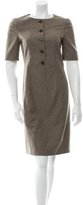Thumbnail for your product : Proenza Schouler Wool-Blend Knee-Length Dress