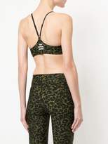 Thumbnail for your product : The Upside leopard print sports bra