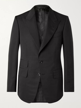 Tom Ford Shelton Slim-Fit Cotton and Silk-Blend Suit Jacket