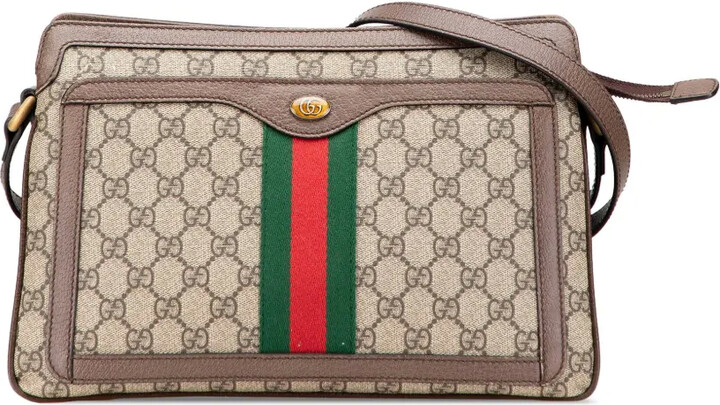 Gucci Pre-Owned 2016-2025 Medium GG Supreme Ophidia crossbody bag