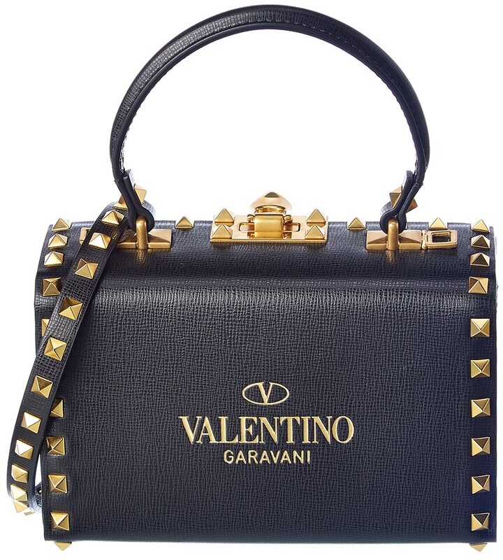 Valentino Leather Satchel | Shop the world's largest collection of 