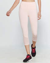 Thumbnail for your product : Reebok Impatiens Pink Vigor Capri High-Rise Leggings