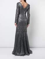 Thumbnail for your product : Tadashi Shoji sequin embroidered evening dress