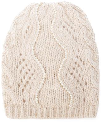Ermanno Scervino embellished knit beanie