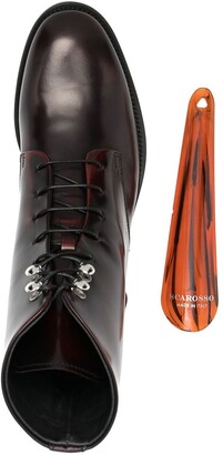 Scarosso Eva lace-up leather boots