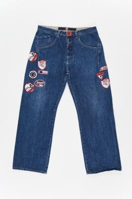 Urban Renewal Vintage One-Of-A-Kind Marithe + Francois Girbaud Jeans - Blue 36w 31l at Urban Outfitters