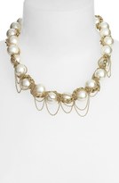 Thumbnail for your product : Nordstrom Fringed Faux Pearl Collar Necklace