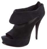 Thumbnail for your product : Elizabeth and James Nubuck Peep-Toe Booties