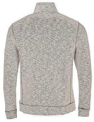 Ocean Pacific Mens 3 Button Neck Waffle Sweat Pullover Long Sleeve High Top