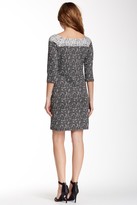 Thumbnail for your product : Max Studio Printed Ponte Shift Dress
