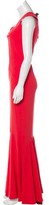 Thumbnail for your product : Roland Mouret Sleeveless Maxi Dress Coral