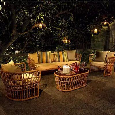 Bayou Breeze Bryenna Simple Waterproof Outdoor Craft Rattan Sofa Sets