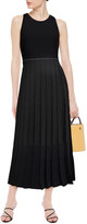 Thumbnail for your product : 3.1 Phillip Lim Pleated Paneled Georgette And Stretch-crepe Midi Dress