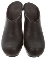 Thumbnail for your product : Rick Owens Leather Platform Wedges