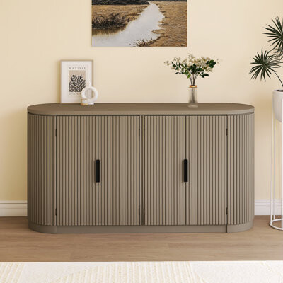 Latitude Run Sideboard With Metal Handles