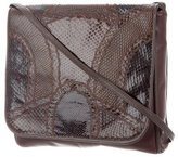 Thumbnail for your product : Carlos Falchi Vintage Patchwork Snakeskin Crossbody Bag